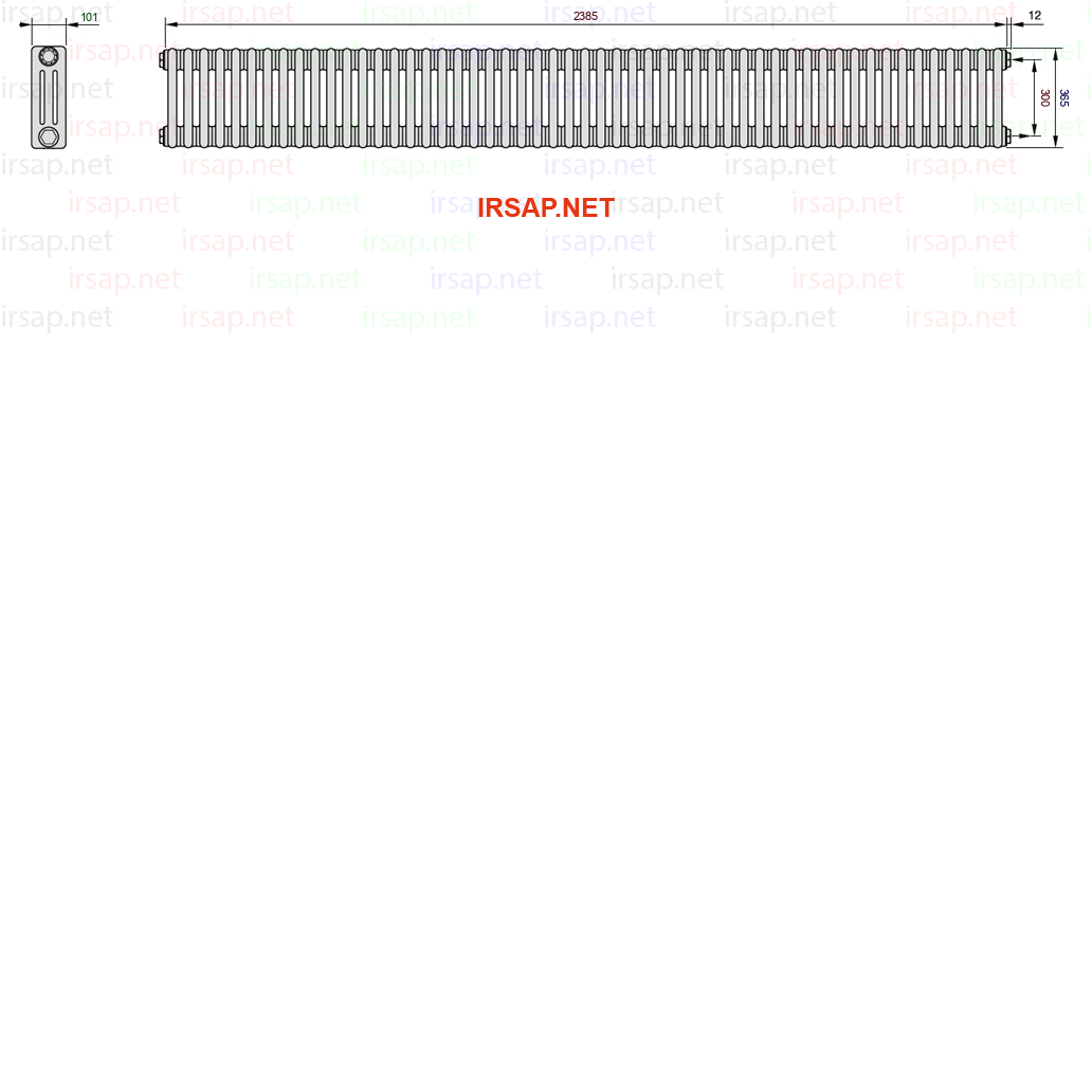 Радиатор IRSAP Tesi 30365/53 T30 CL 01